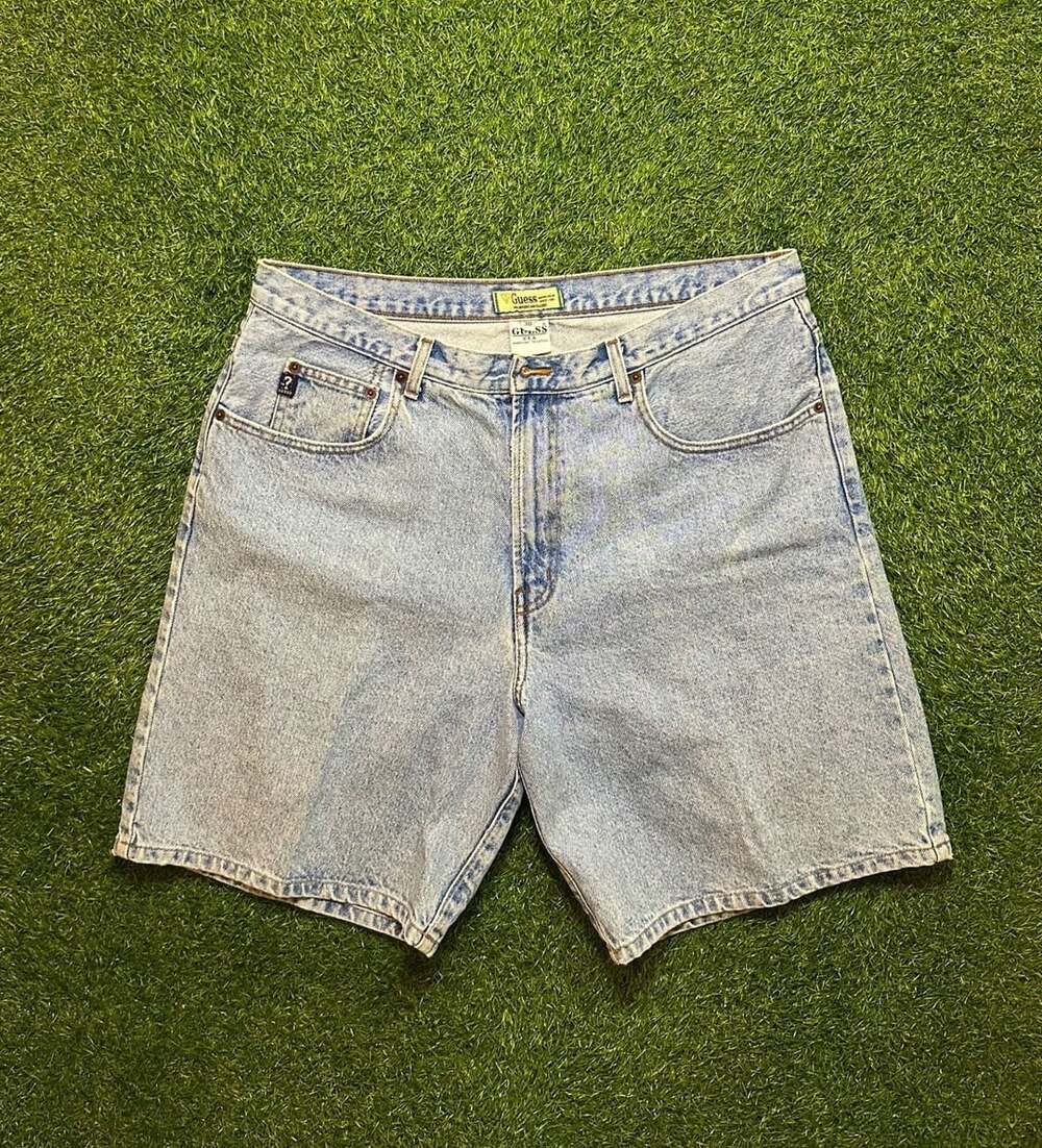 Vintage 1990s Guess Baggy Denim Shorts Made In USA